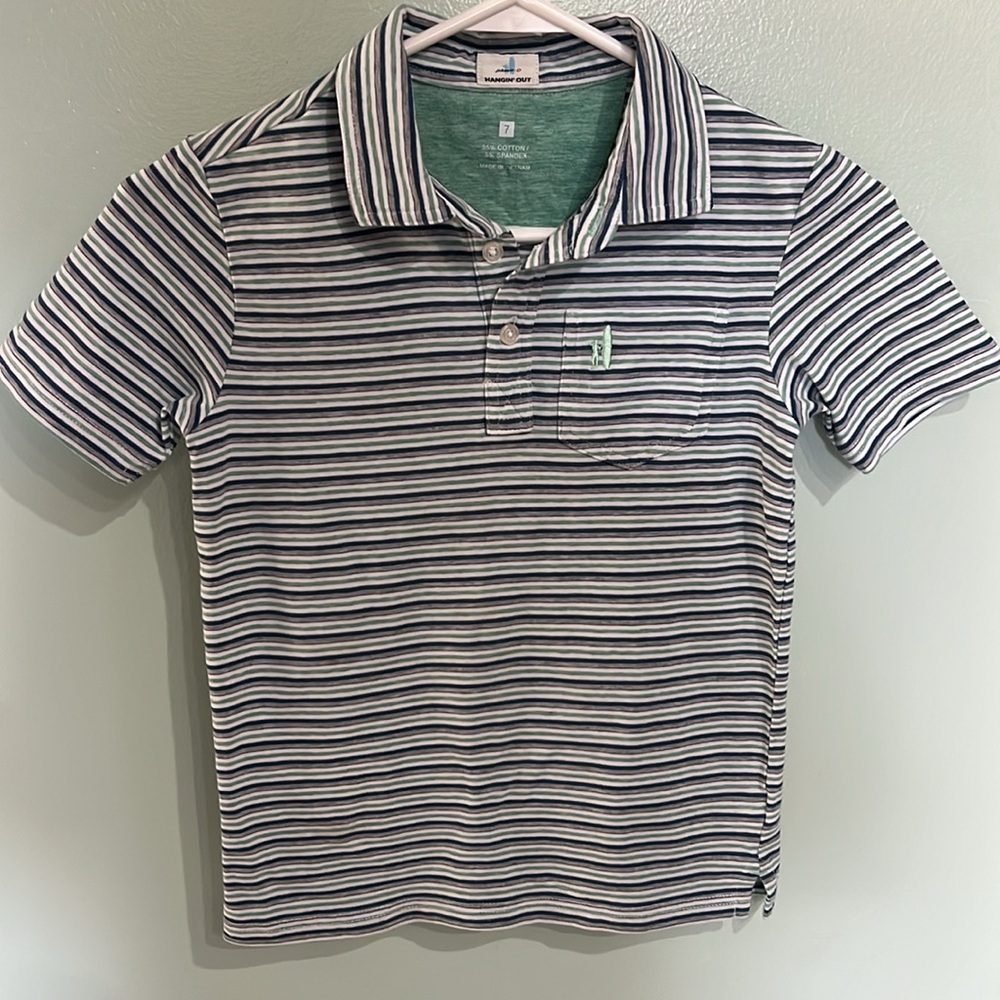 Johnnie-O Hangin’ Out Boys Polo-EUC